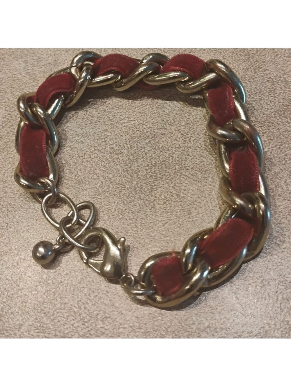 Solid chunky chain bracelet
